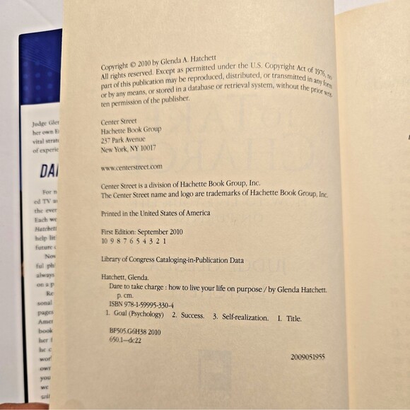 Dare to Take Charge: How to Live Your Life on Purpose by Glenda Hatchett - Picture 2 of 7